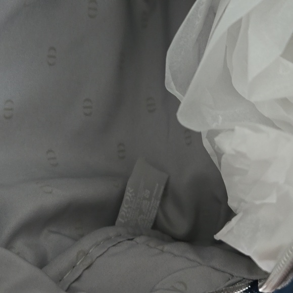 New never used DIOR denim bag pouch Dior denim Star charm & Miss Dior - Picture 7 of 8